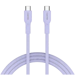 CANYON cable OnWire 60CL C-C 60W COLOR Braided 1m Purple