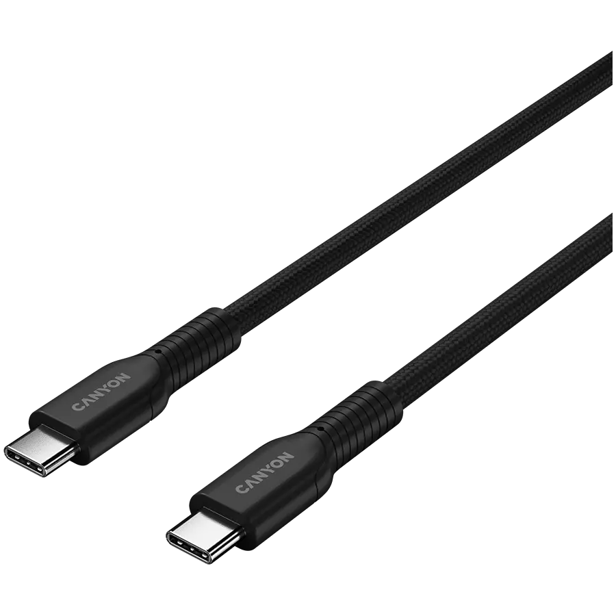 CANYON cable OnWire 60CL C-C 60W COLOR Braided 1m Black - image 1