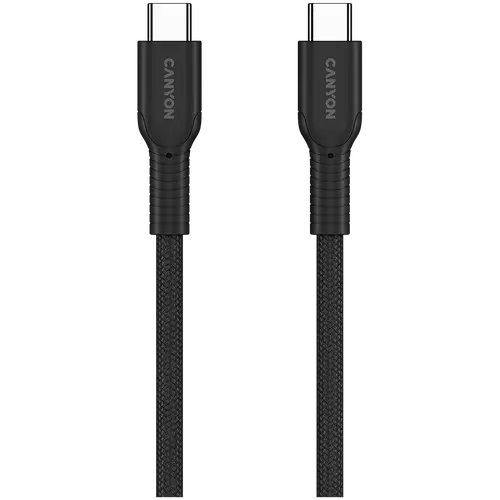 CANYON cable OnWire 60CL C-C 60W COLOR Braided 1m Black - image 2