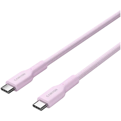 CANYON cable OnWire 60CL C-C 60W COLOR Braided 1m Pink - image 1