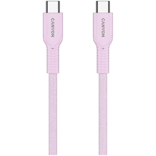 CANYON cable OnWire 60CL C-C 60W COLOR Braided 1m Pink - image 2