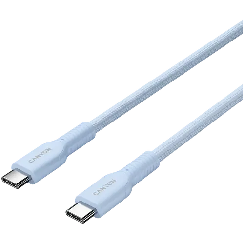 CANYON cable OnWire 60CL C-C 60W COLOR Braided 1m Light Blue - image 1