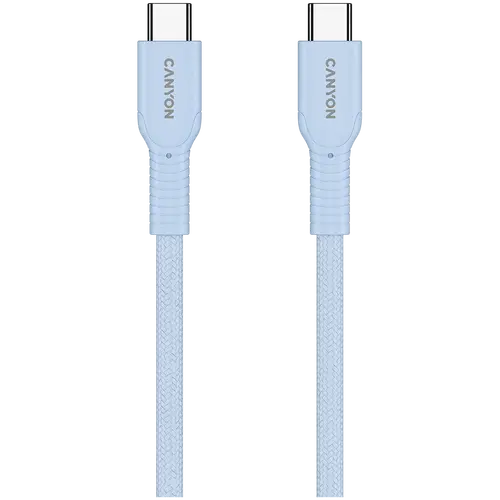 CANYON cable OnWire 60CL C-C 60W COLOR Braided 1m Light Blue - image 2