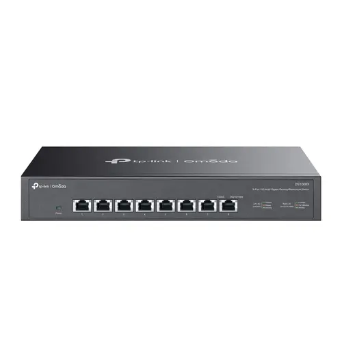 Комутатор TP-Link DS1008X, Omada 8-Port 10G неупр. Desktop/Rackmount