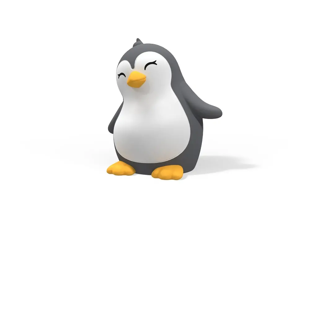 Акумулаторна нощна лампа Dhink® - Penguin