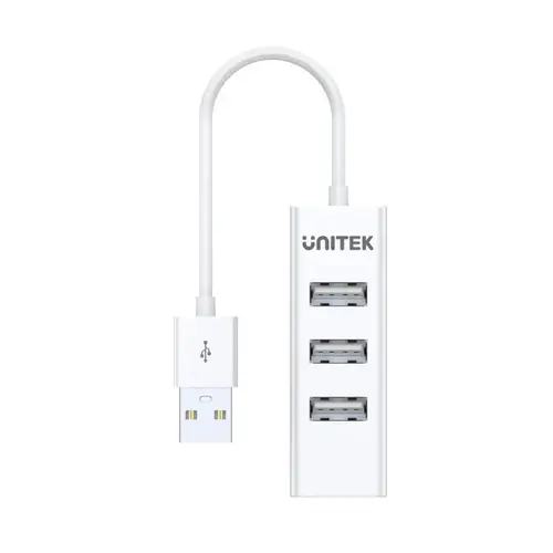 Unitek хъб USB 2.0 HUB 4 port White - Y-2146 - image 2