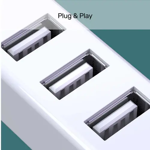 Unitek хъб USB 2.0 HUB 4 port White - Y-2146 - image 4