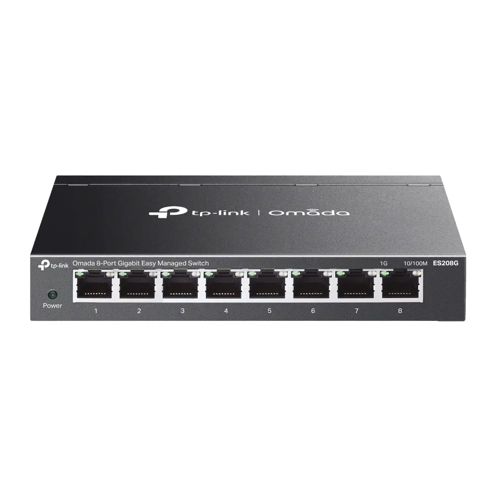 Switch TP-LINK ES208G, Omada 8 porturi Gigabit Easy Managed (administrabil)