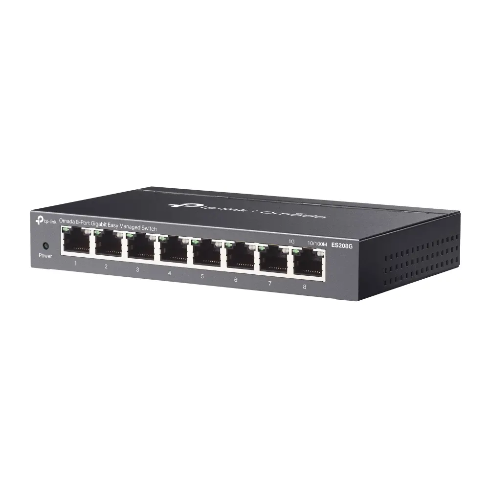 Комутатор TP-LINK ES208G,Omada 8 портов  Gigabit Easy Managed(управляем) - image 2