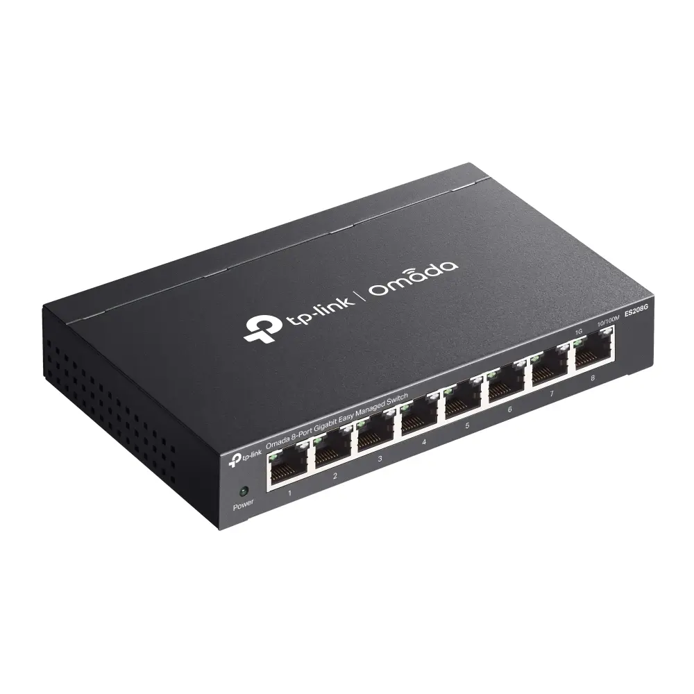 Комутатор TP-LINK ES208G,Omada 8 портов  Gigabit Easy Managed(управляем) - image 3