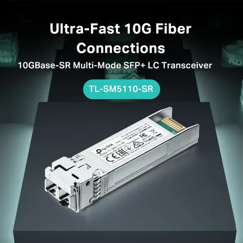 Оптичен модул TP-Link SM5110-SR, 10Gbit SFP+, MM, LC/UPC, 50/125um or 62.5/12 - image 3