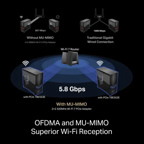 Безжичен адаптер TP-LINK Archer TBE552E, BE9300, Wi-Fi 7,Bluetooth 5.4, PCI Exp. - image 5