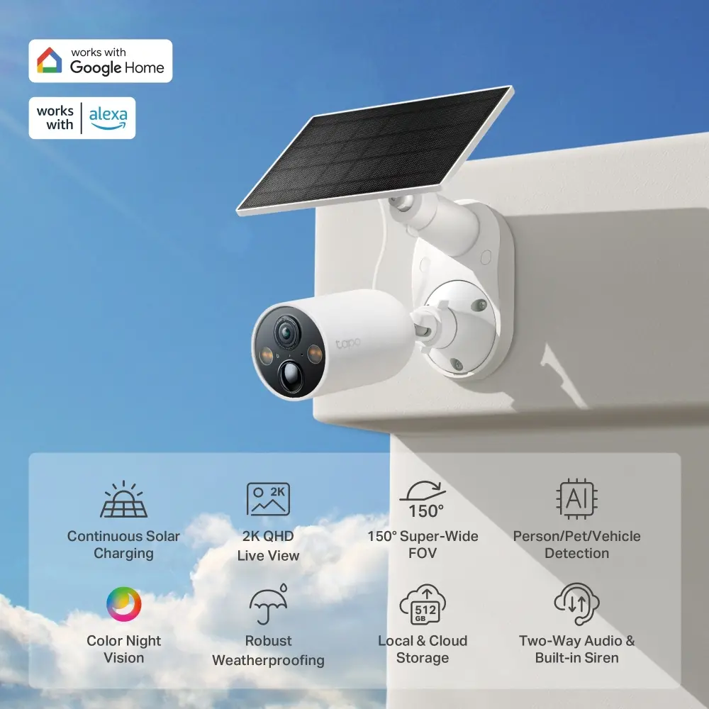 Камера TP-Link Tapo C425 KIT, включва 1бр.Tapo C425 и1бр.Tapo A200 - image 1