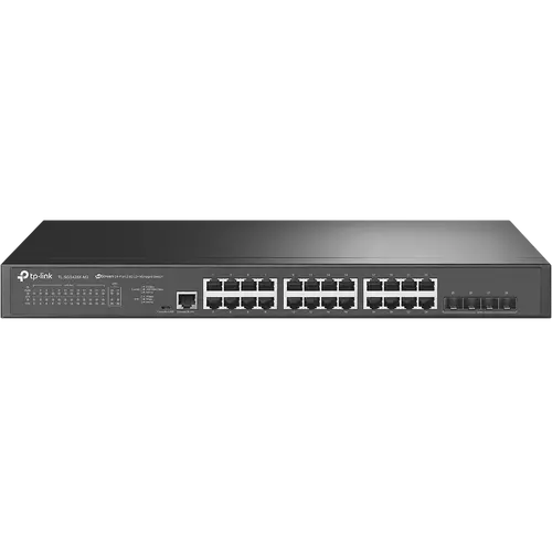 Switch TP-LINK SG3428X-M2, 24x2,5Gbit θύρες L2+, 4x10GE SFP+ υποδοχές, 1 Micro-USB - 1