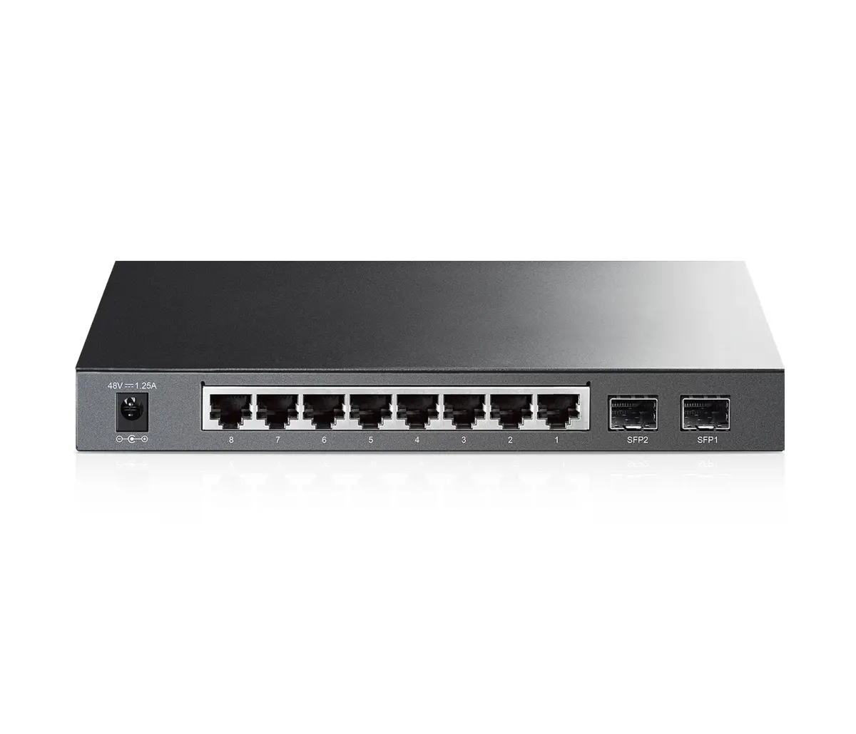 Комутатор TP-LINK SG2210P, 8x Gigabit PoE порта, 2x SFP слота, управляем - image 1