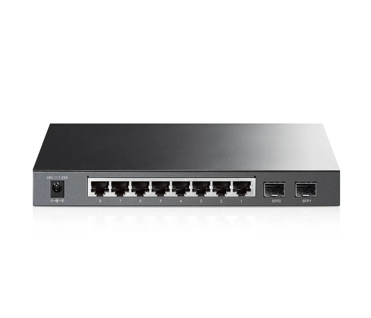 Комутатор TP-LINK SG2210P, 8x Gigabit PoE порта, 2x SFP слота, управляем - image 3