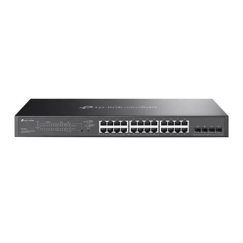 Комутатор TP-LINK SG2428LP, 16 Gb. PoE+ порта, 8 Gb.порта+4x SFP, упр.