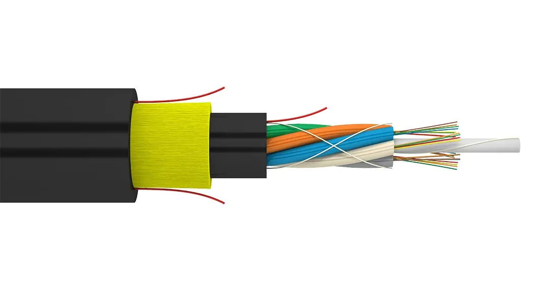 Οπτικό καλώδιο SM-MLT-NMA-DJ-ADSS-(AY90)-24FO(2x12), 24 ίνες