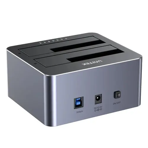 Unitek докинг станция Storage - HDD Dock - 2 BAY - Y-3026GY01-EU - image 1