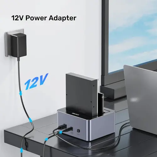 Unitek докинг станция Storage - HDD Dock - 2 BAY - Y-3026GY01-EU - image 8