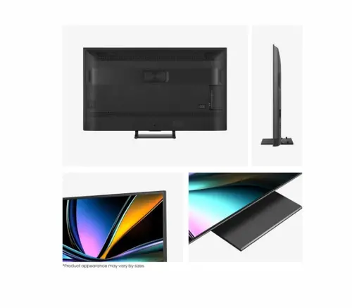 Телевизор, Hisense 55"U7Q Pro, 4K Ultra HD 3840x2160, ULED, FALD, Quantum Dot, 165Hz, IPS, HDR 10+, HLG, Dolby Vision IQ, Dolby Atmos, Smart TV, WiFi 5GHz, WiFi Direct, BT, Anyview Cast,light sensor,Solar Powered Remote, 4xHDMI, 2xUSB, LAN, CI+, DVB-T2/C/S2, Black - image 2