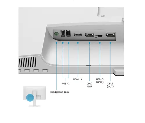 Монитор, BenQ GW2786TC LED MONITOR GW2786TC WHITE - image 4