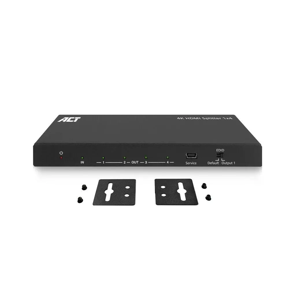 ACT HDMI Сплитер AC7832 4К HDMI сплитер, 1 вход.4 HDMI изхода - image 7