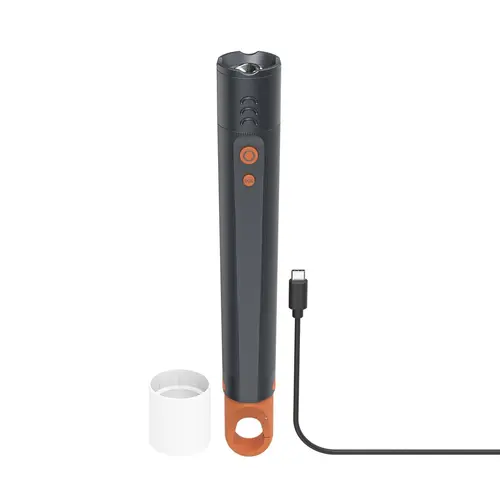 HAMA LED Φακός FLX1200-C, επαναφορτιζόμενος, ανθεκτικός σε κρούσεις, αλουμινένιος, 4 λειτουργίες + SOS - 1