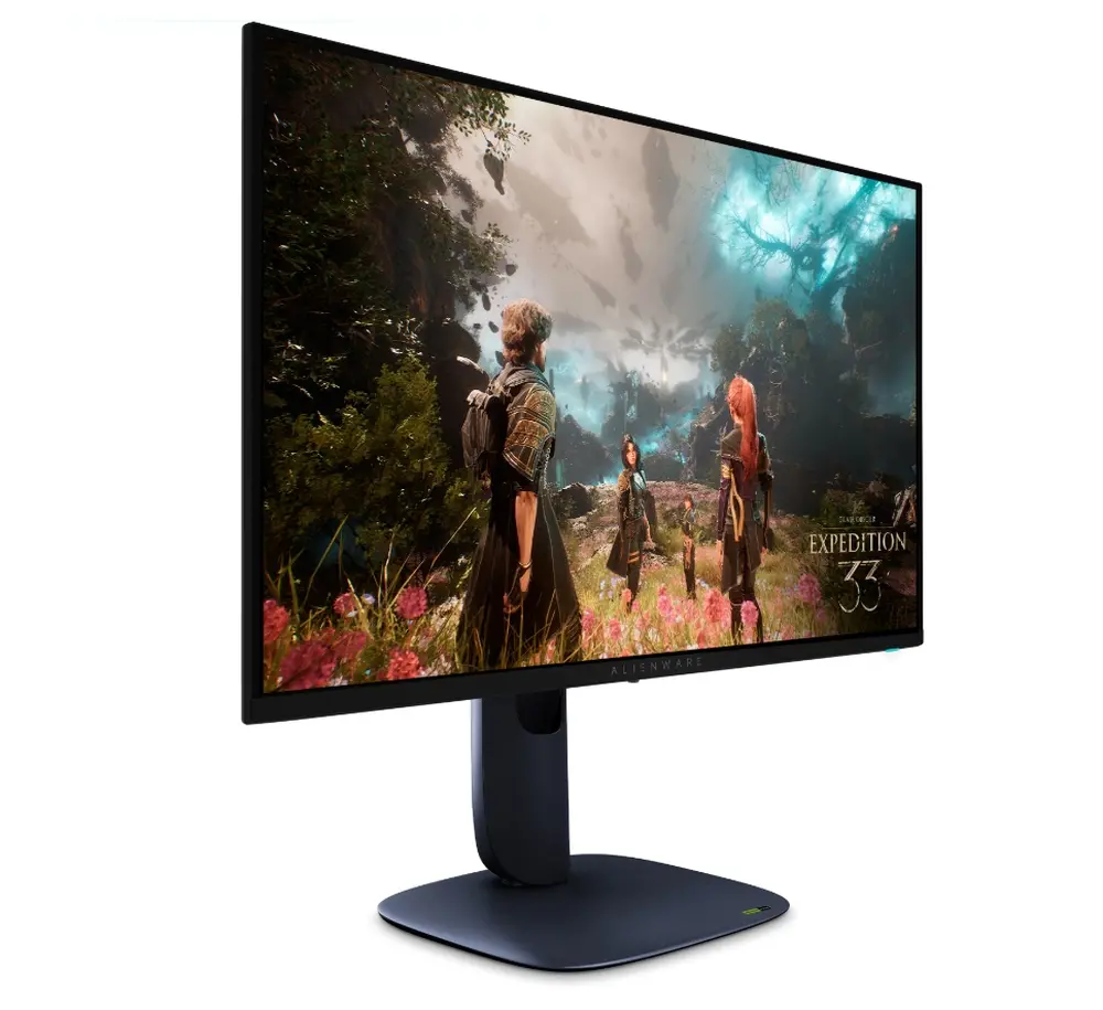 Монитор, Dell Alienware AW2725Q, 26.7" QD-OLED, IPS, 0.03 ms GtG, AMD FreeSync, NVIDIA G-SYNC, 1,500,000:1, 1000 cd/m2, 4K UHD (3840 x 2160), 240Hz, 99% DCI-P3, HDMI, Earc, DP, USB 5Gbps, USB-C, PIP, PBP, Height Adjustable, Pivot, Swivel, Tilt