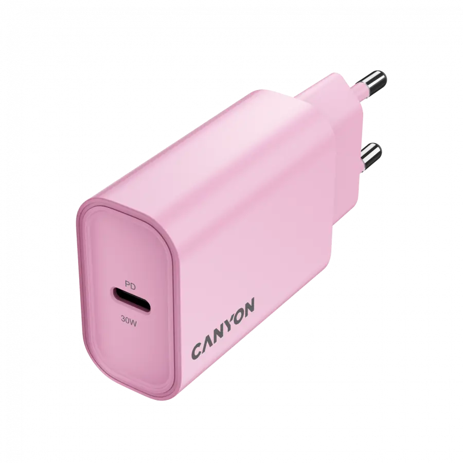 CANYON charger OnCharge 30CL Max Power 30W 1xPD EU Pink - image 1