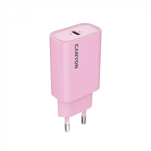 CANYON φορτιστής OnCharge 30CL Max Power 30W 1xPD EU ροζ - 3