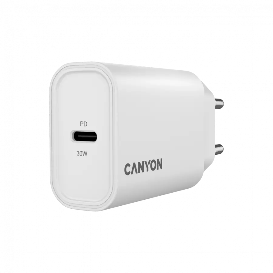 CANYON charger OnCharge 30CL Max Power 30W 1xPD EU White - image 1