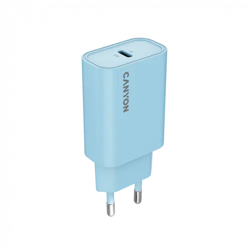 CANYON φορτιστής OnCharge 30CL Max Power 30W 1xPD EU Γαλάζιο - 1