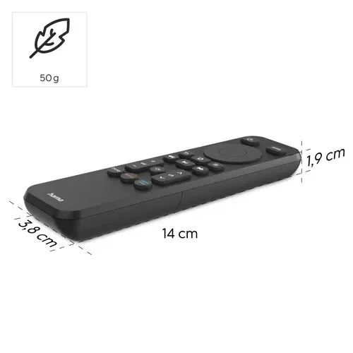 HAMA Τηλεχειριστήριο για TV + Netflix, Prime Video, πλήκτρα Disney+, προγραμματιζόμενο - 7