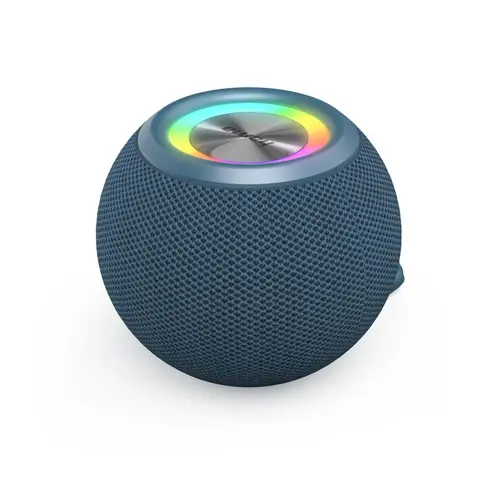 HAMA Блутут колонка "Ball Shape Speaker", 5 светлинни режима, 5W, синя - image 1