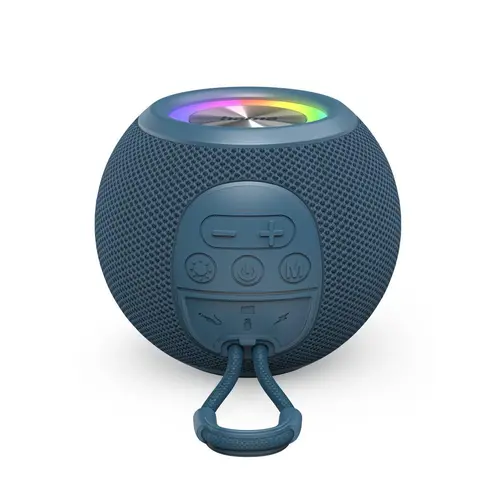 HAMA Блутут колонка "Ball Shape Speaker", 5 светлинни режима, 5W, синя - image 2