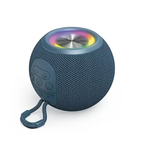 HAMA Блутут колонка "Ball Shape Speaker", 5 светлинни режима, 5W, синя - image 6