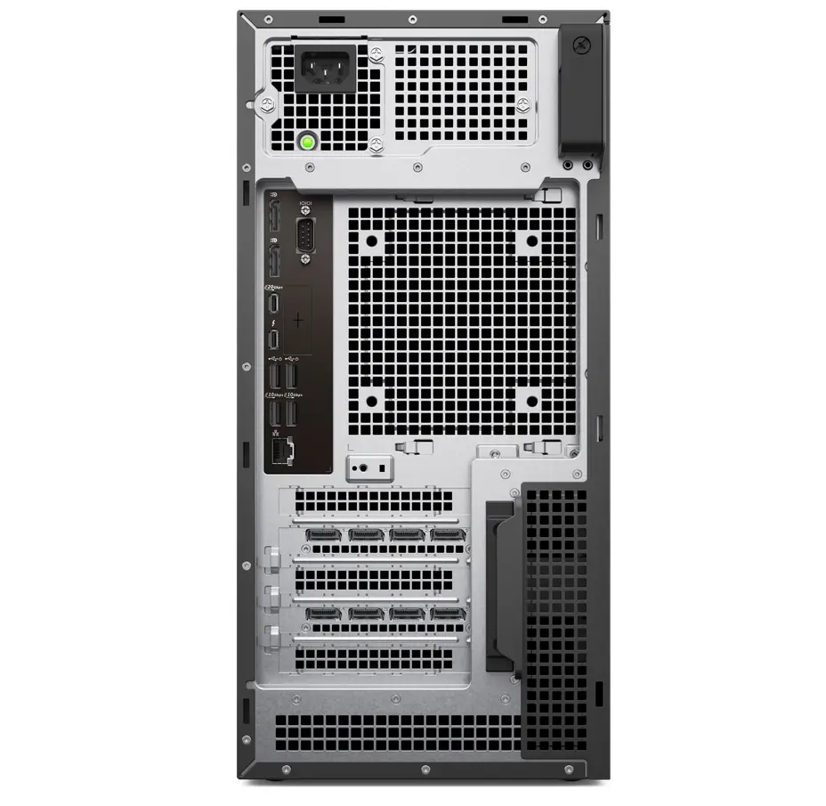 Работна станция, Dell Pro Max Tower T2 FCT2250, Intel Core Ultra 7 265K (30 MB cache, 20 cores, 3.3 GHz to 5.5GHz), 32GB: 2 x 16 GB, DDR5, 5600 MT/s, 1TB SSD PCIe M.2, Integrated Graphics, Bulgarian Keyboard&Mouse, 1500W, Win 11Pro, 3Y PS - image 2