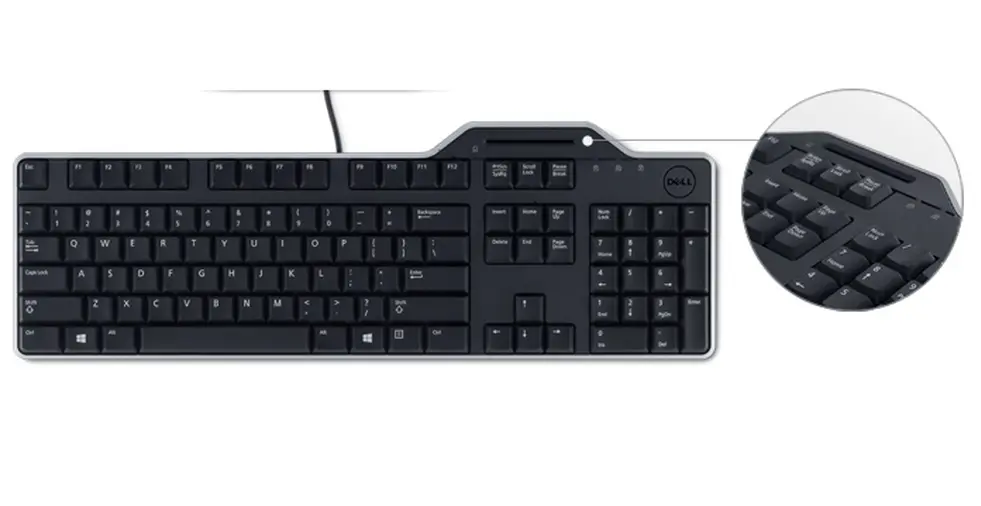 Клавиатура, Dell KB813 Smartcard Keyboard - image 1