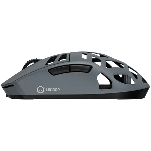 LORGAR MSE90W, Mouse gaming wireless Elite din aliaj de magneziu, Gri închis - 4