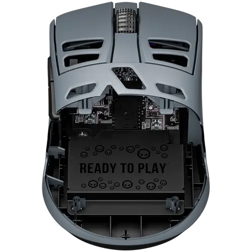 LORGAR Gaming Mouse MSE90W Magnesium Alloy Wireless Gaming Mouse Elite, Dark Grey - 7