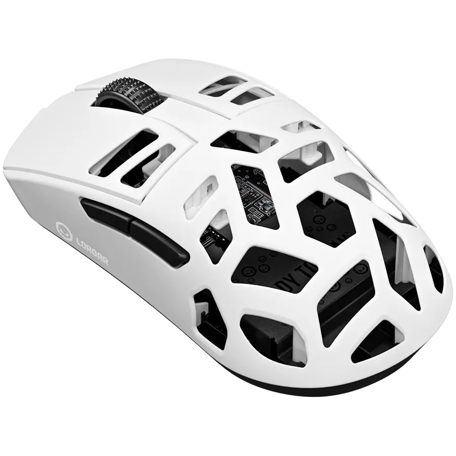LORGAR MSE90W, Magnesium Alloy Wireless Gaming Mouse Elite, White - image 1
