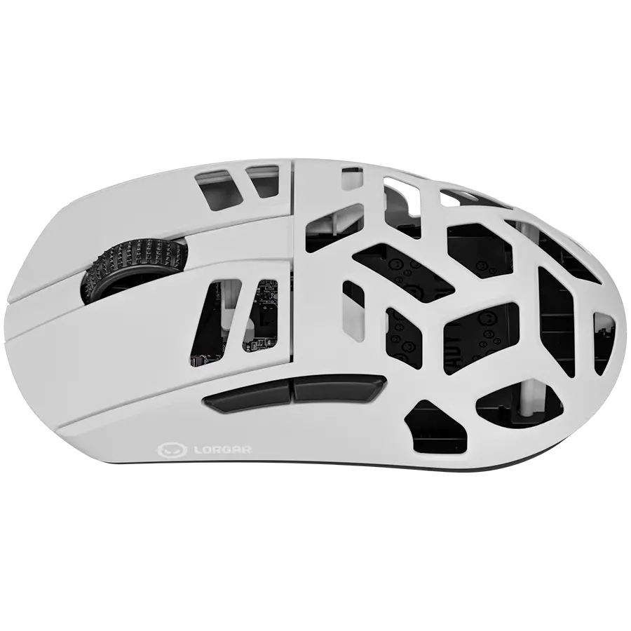 LORGAR MSE90W, Magnesium Alloy Wireless Gaming Mouse Elite, White - image 2