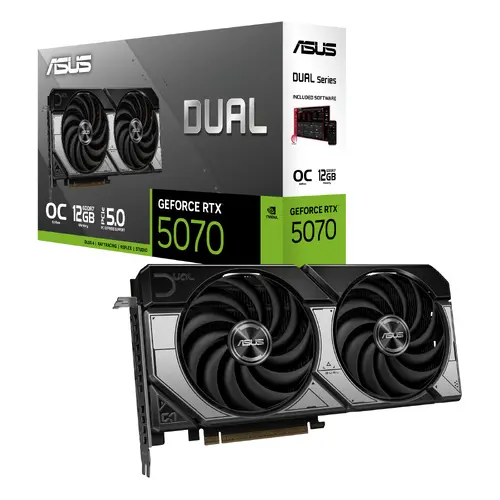 Видео карта, Asus Dual GeForce RTX 5070 12GB GDDR7 OC - image 6