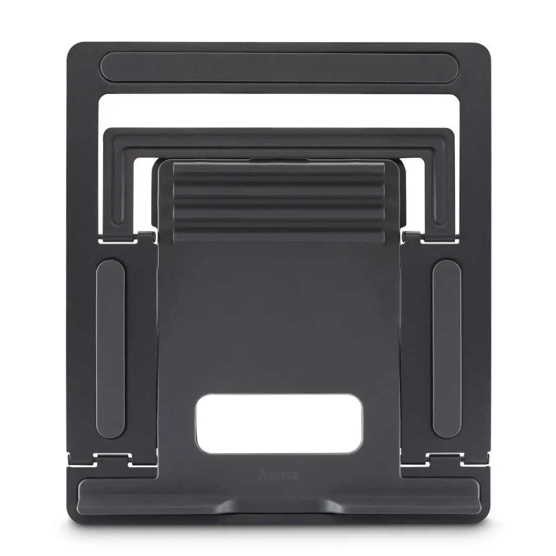 HAMA Стойка за лаптоп "Metal", 4-степенно накланяне, сгъваема, до 40 см (15,6"), сива - image 1