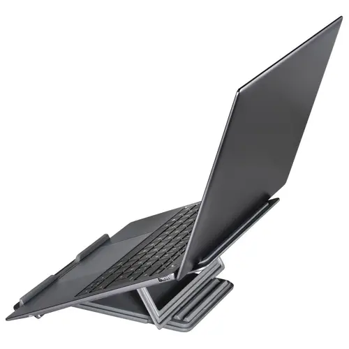 HAMA Βάση για laptop "Metal", κλίση 4 επιπέδων, πτυσσόμενη, έως 40 εκ. (15,6"), γκρι - 6