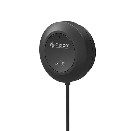 Orico Bluetooth αυτοκινήτου για κλήσεις και μουσική Car Bluetooth 4.1 δέκτης ήχου USB, βύσμα 3.5mm - BCR02-BK - 1