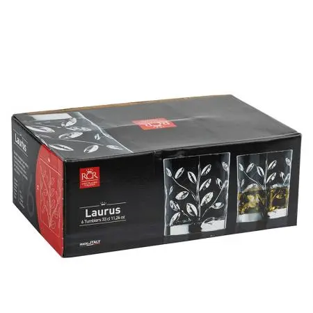 Комплект 6 бр. чаши за уиски Laurus - image 3