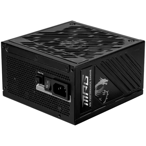 MSI MPG A1000GS PCIE5 Power Supply 1000W, 80 PLUS Gold, Dual PCIe 5.1 Cables, ATX 3.1, 135mm Fan, Fan Stop, OCP/OTP/OPP/SCP/OVP/UVP/SIP/NLO, Active PFC, Dimensions: 150mmx150mmx86mm, 10Y Warranty - image 1