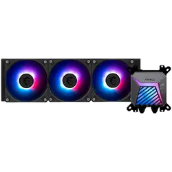 MSI MAG CORELIQUID A15 360, 3x120mm Pre-installed ARGB Daisy Chain Fans, Adjustable Offset Kit, Replacable Top Cover, Copper Base Intel LGA 1700/1851, AMD AM5/AM4, 3Y Warranty